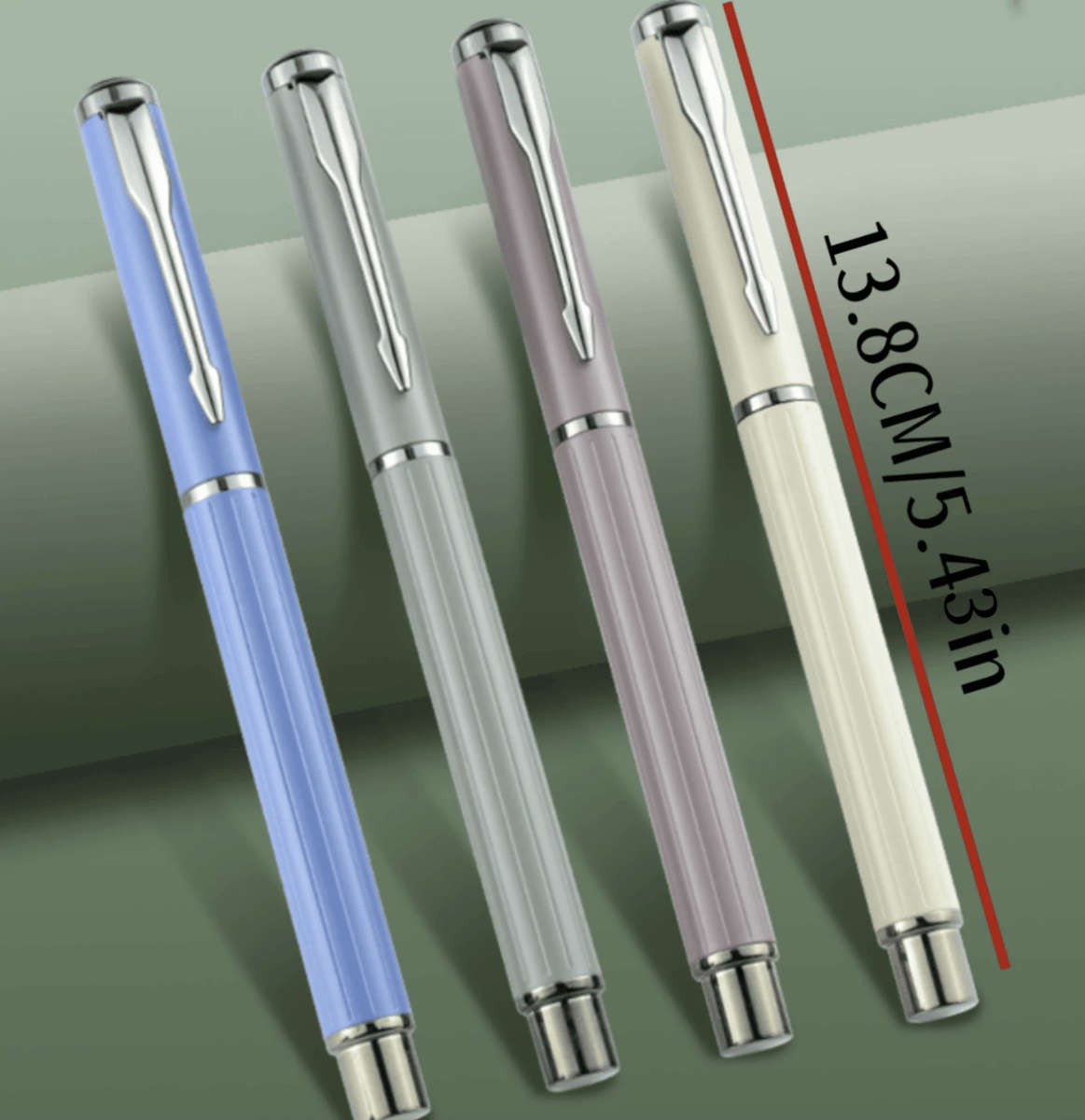 Morandim Gradient Metal Fountain Pen (Rich Cream) with Tungsten Nib