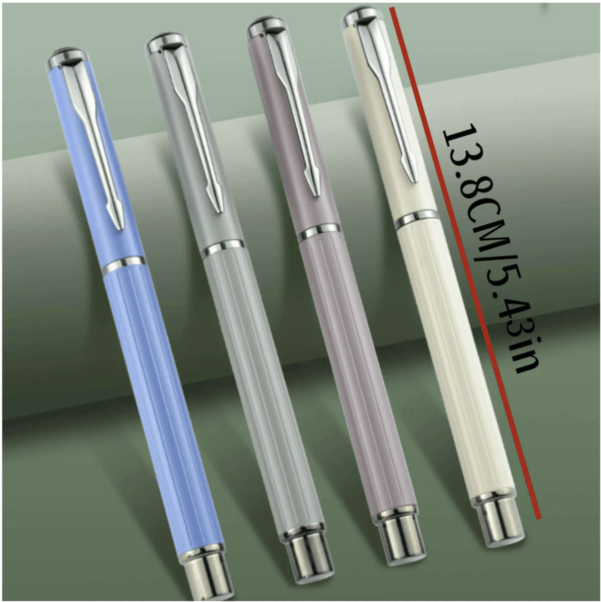 Morandim Gradient Metal Fountain Pen (Rich Cream) with Tungsten Nib