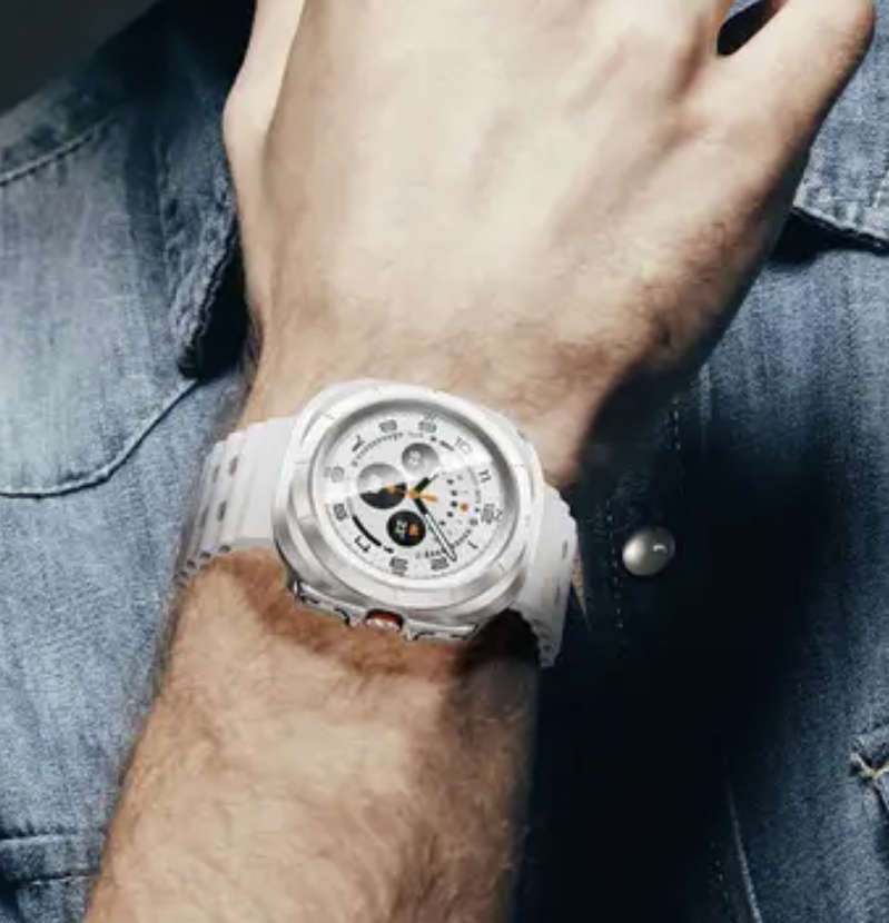 Protective Case for Samsung Galaxy Watch 7 Ultra 47mm (Transparent Silver)