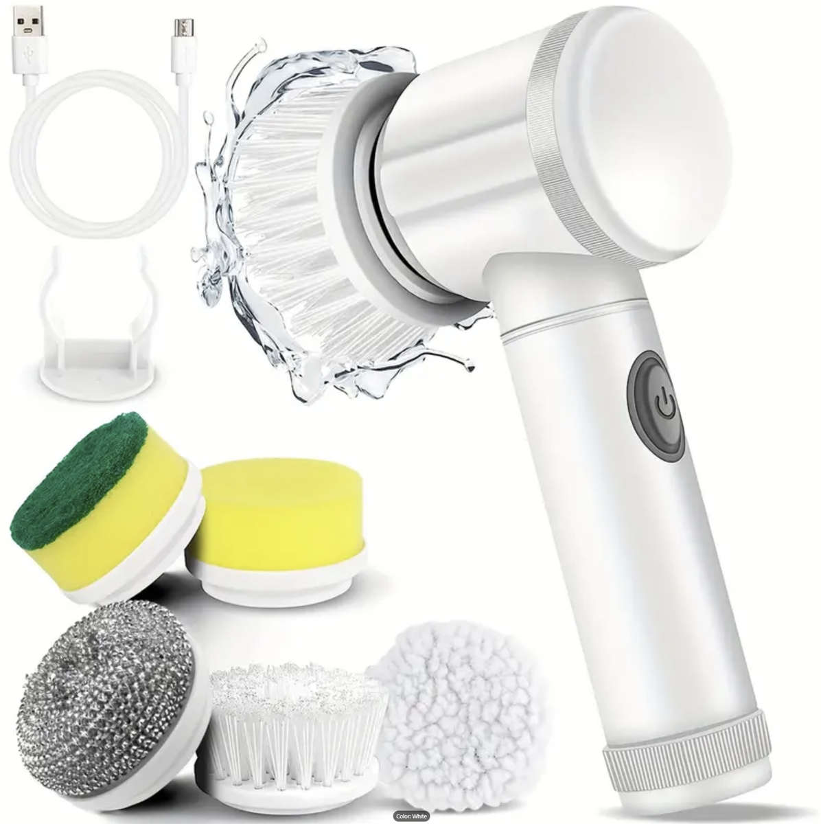 8 in 1 Electric Rotating Washer, Cleaning Brush