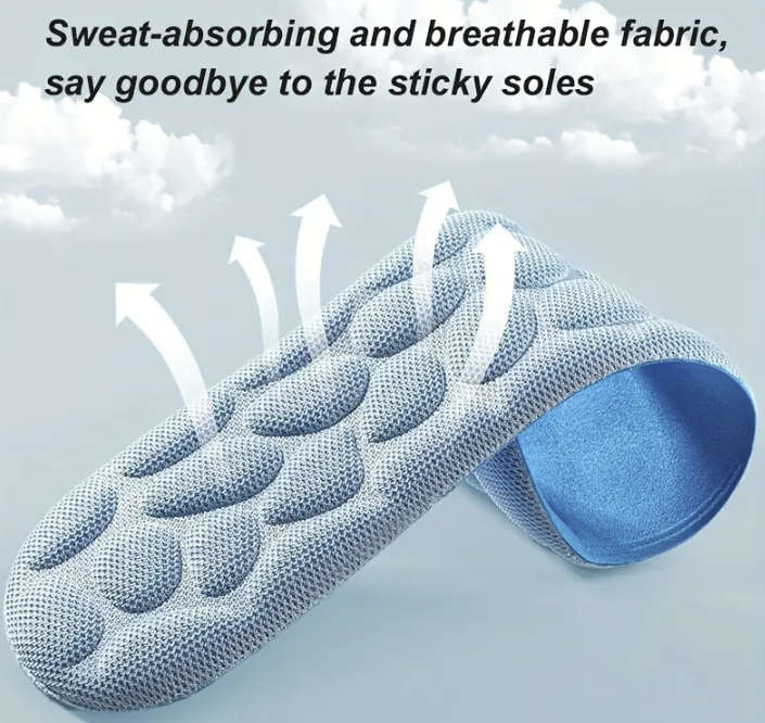 4D Sweat-Absorbing Deodorant Insoles