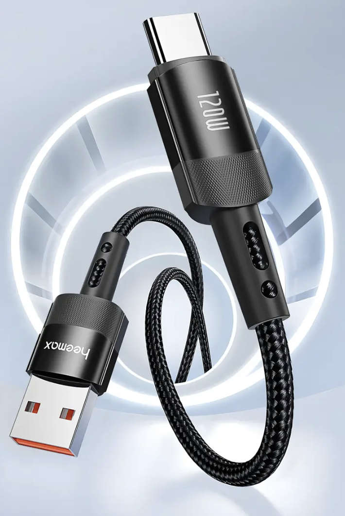 ***CHARGE YOUR PHONE IN 30MINS*** 120W USB Type C To USB, 7A Fast Charging Cable