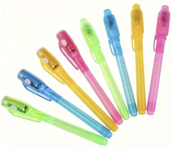 UV Invisible Ink Pens with Disappearing Ink