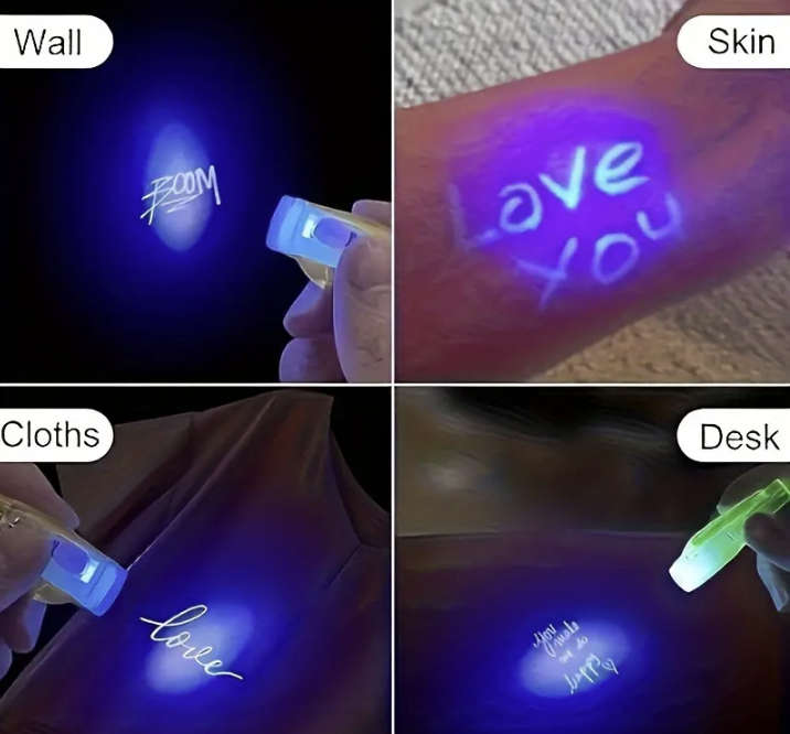 UV Invisible Ink Pens with Disappearing Ink