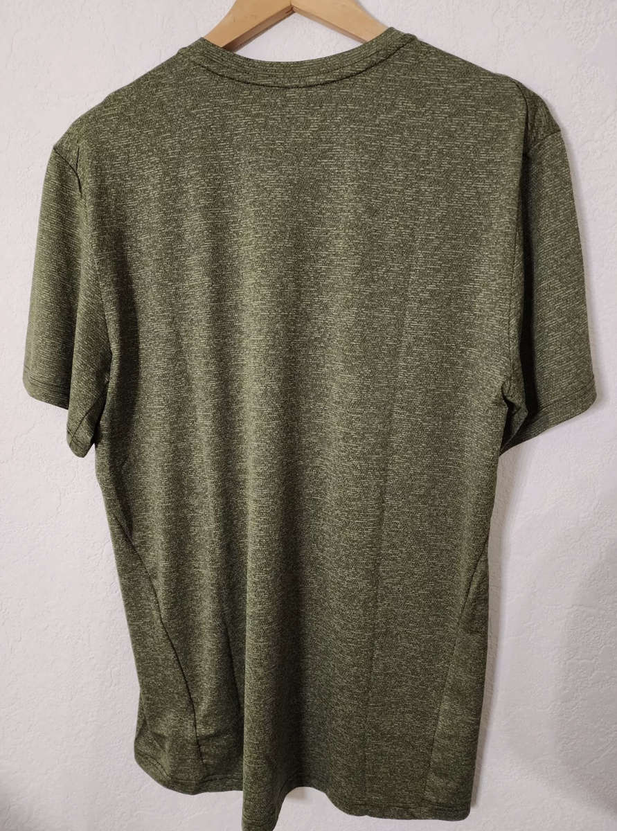Nike Dry-Fit Short Sleeve Sequoia Army Green T-shirt (Size - XL)