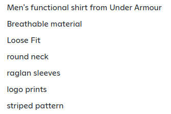 Under Armour HeatGear Functional T-Shirt - Blue Striped (Size - XXL)