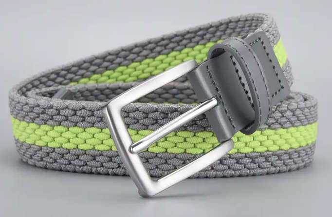 ***GOLF*** Braided Trendy Casual Square Buckle Belt - 130cm