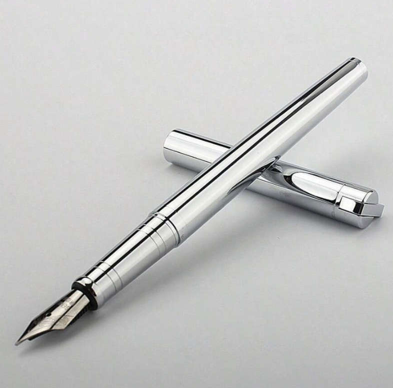 Luxury Silver Metal Fountain Pen