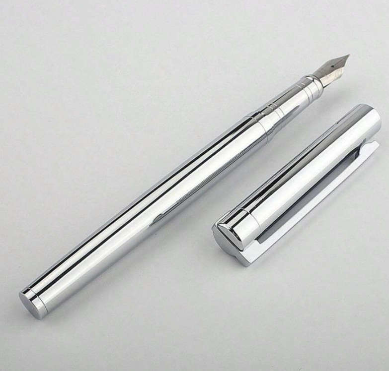 Luxury Silver Metal Fountain Pen