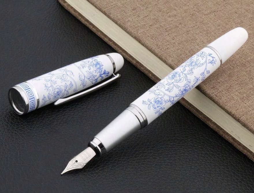 Porcelain Aluminium Fountain Pen