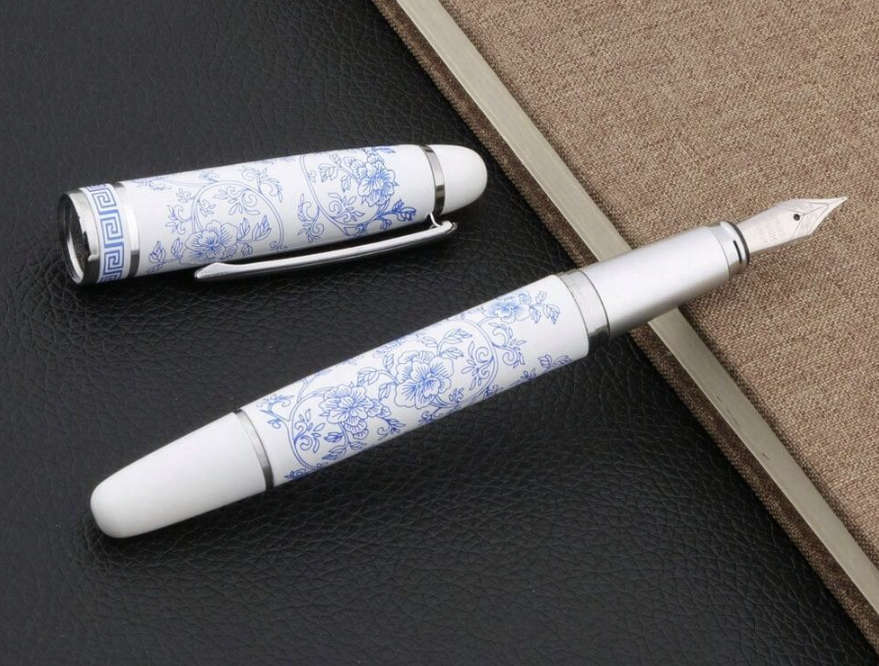 Porcelain Aluminium Fountain Pen