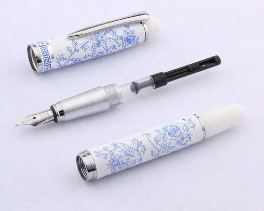 Porcelain Aluminium Fountain Pen