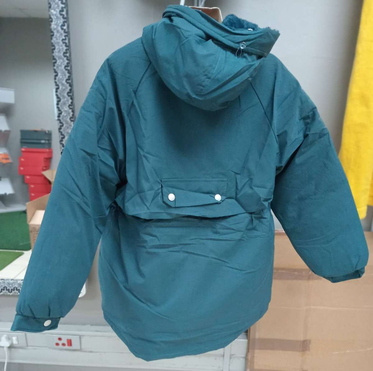 Semi-Long Teal Jacket - Unisex Size - XXL