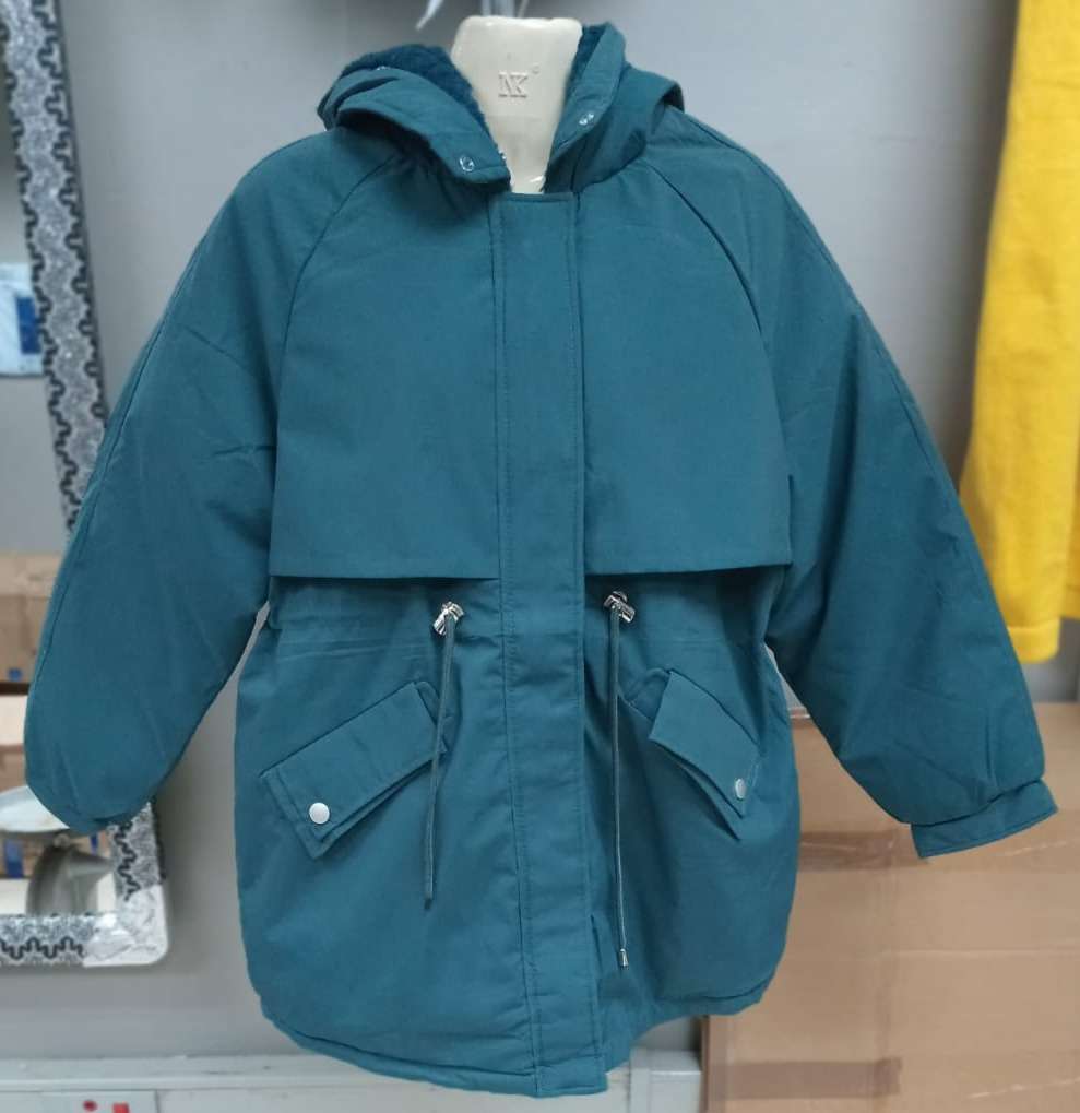 Semi-Long Teal Jacket - Unisex Size - XXL