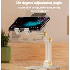 Tabletop Mobile Phone / Tablet, Laptop Stand (White)