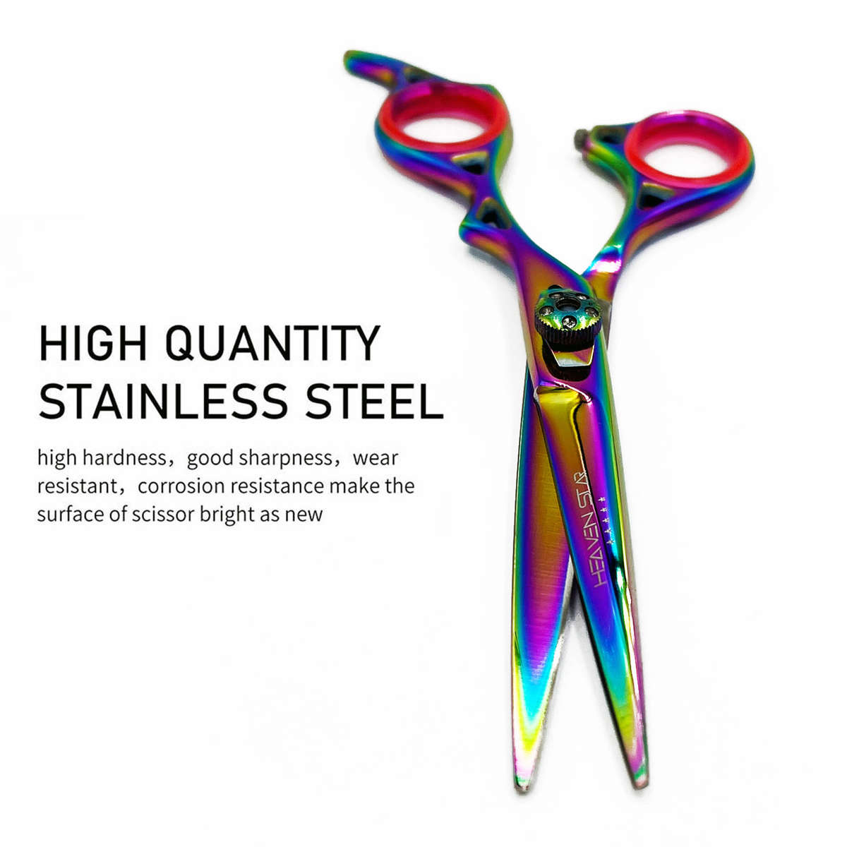 Professional Salon Barber Hairdressing & Thinning Scissors 6.5" Set - Multi Titanium Series