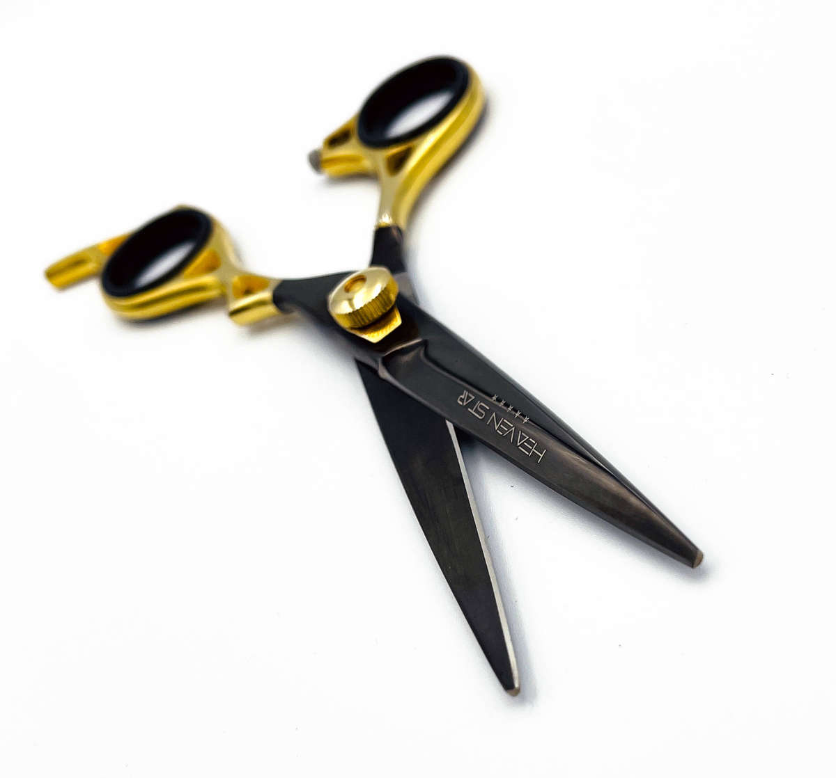 Professional Salon Barber Hairdressing & Thinning Scissors 6.5" Set - The Gold Black