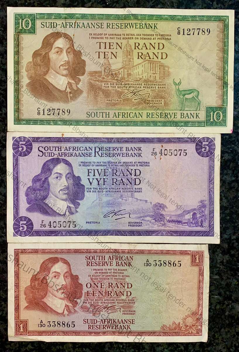 Complete set G.Rissik R10 to R1 -- 2nd issue 1966(1 bid takes all)