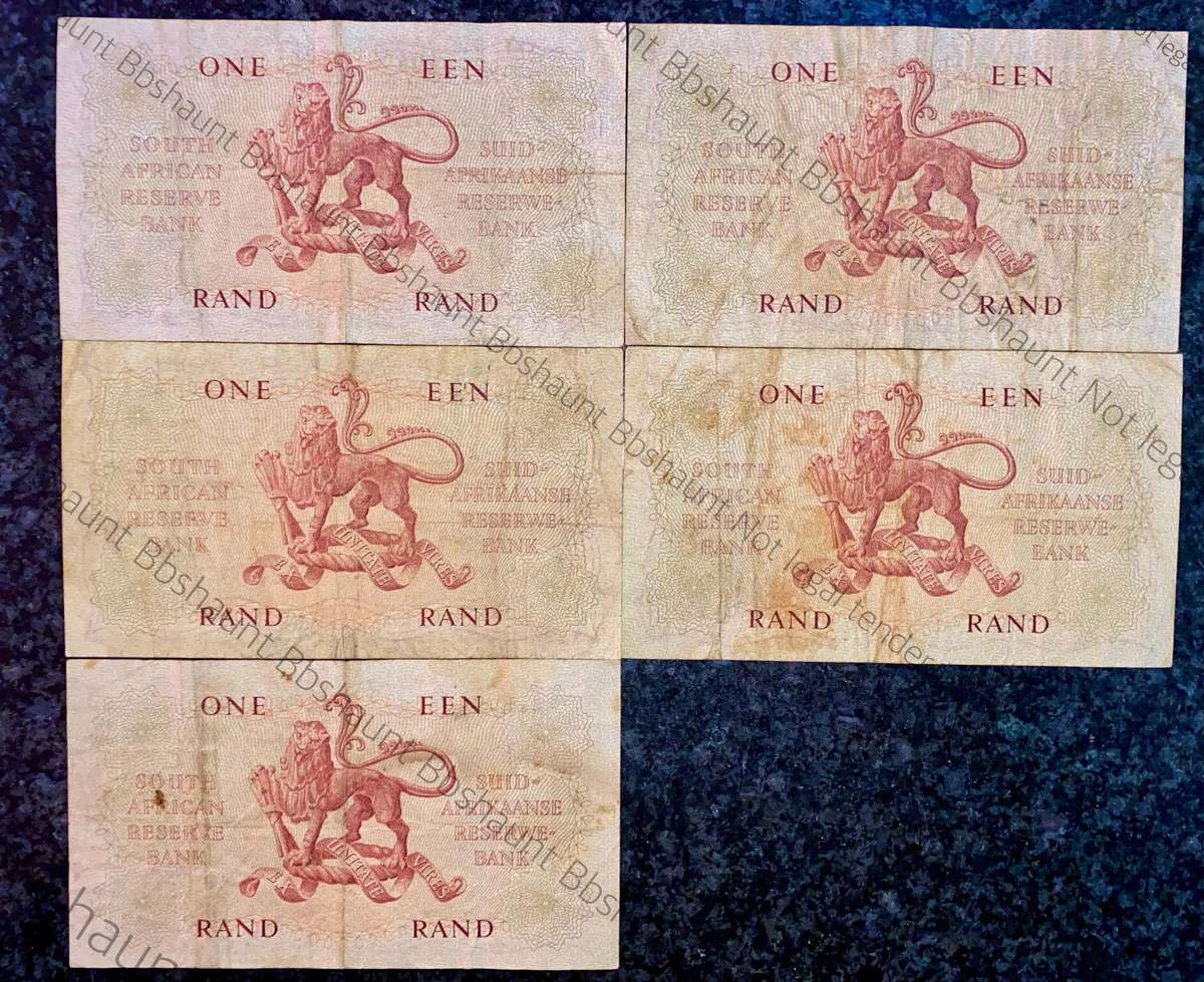 G Rissik R1 - 1st issue 1962 (BID PER NOTE)