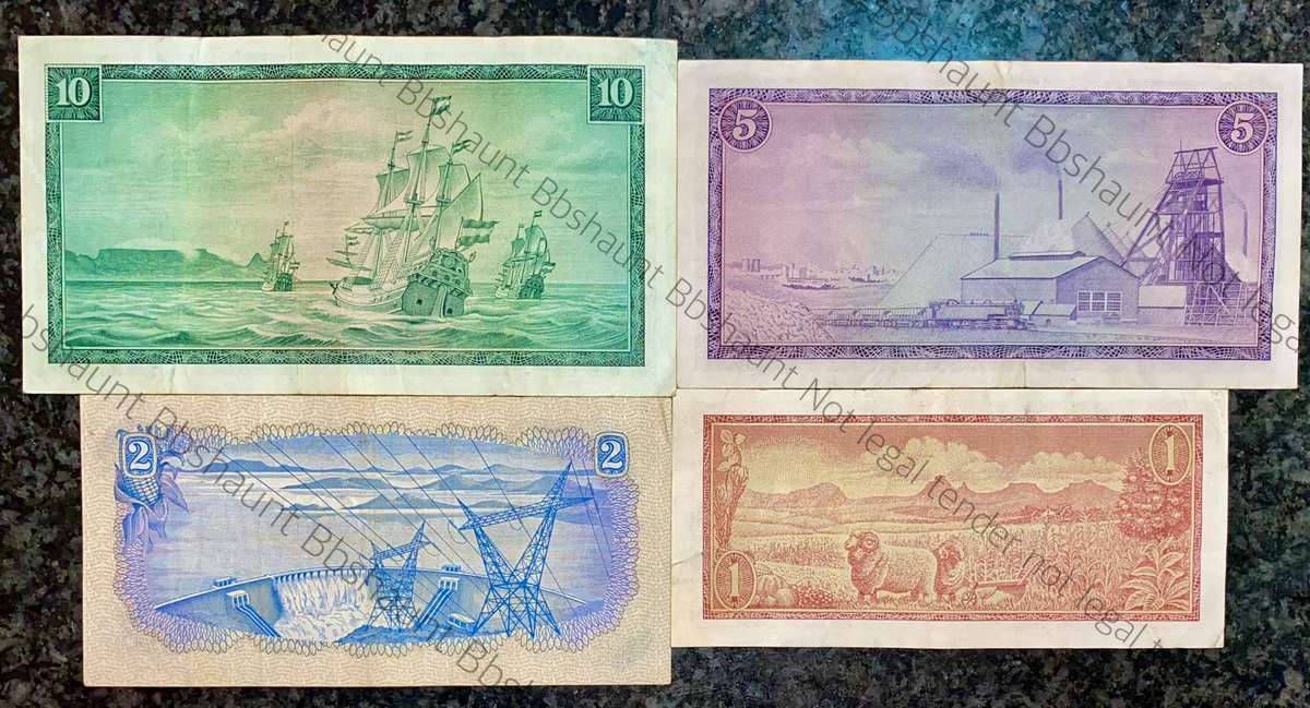 Complete Set Tw De Jongh R10 to R1 -- 1967-1975(1 bid takes all)