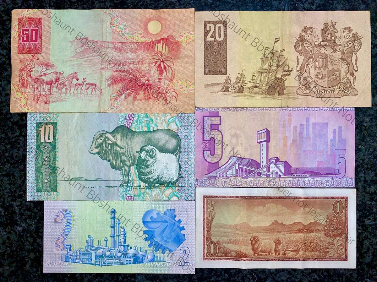 Complete Set CL Stals & Decimals R50AA to R2AA - 1st issue 1990 (R1A TW De Jongh)(1 bid takes all