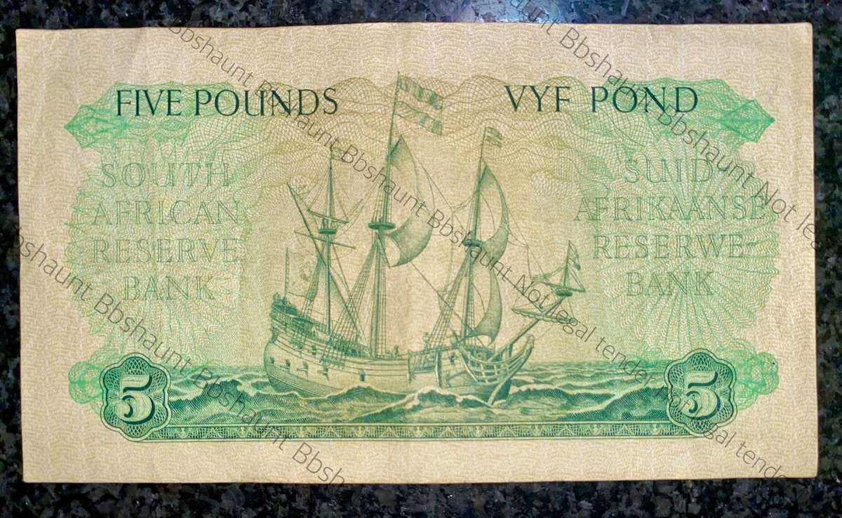 MH De Kock 5 pound 17-4-1959