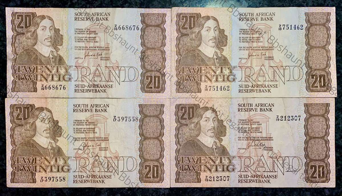 REPLACEMENT NOTES SET GPC DE KOCK R20 -- Z16 - Z17 - Z18 - Z19 -- E/A 3RD ISSUE 1984