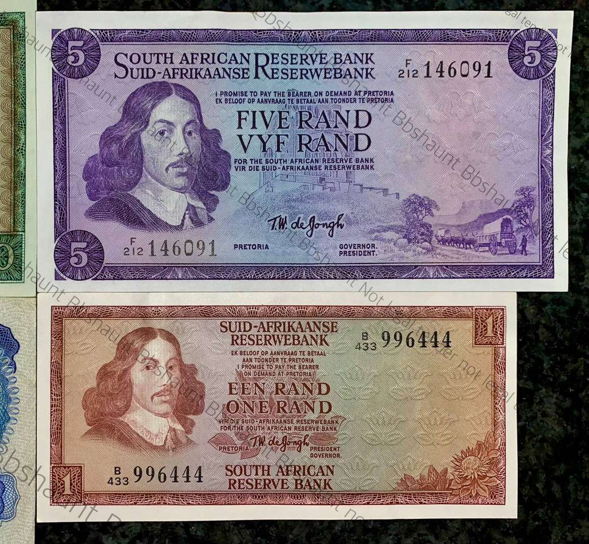 Complete Set Tw De Jongh R10 to R1 - very good condition 1967-1975(1 bid takes all)