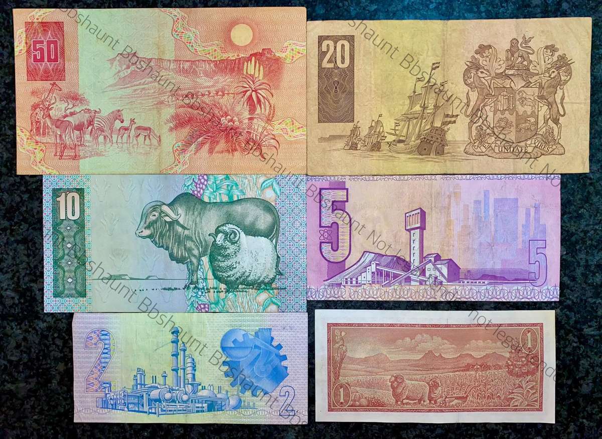 Complete Set CL Stals & Decimals R50 to R2AA - 1st issue 1990 (R1 TW De Jongh) (1 bid takes all)