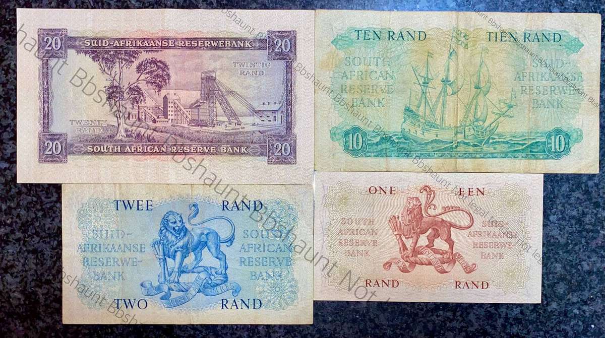 Complete Set Decimals R20 to R1 -- 4th issue 1961 & 1st issue 1962 (1 bid takes all)