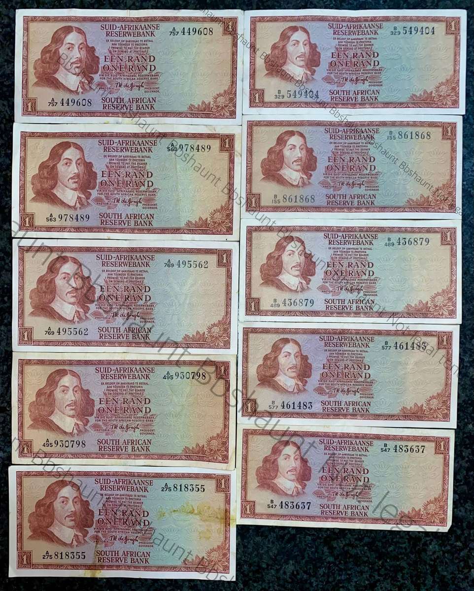 Tw De Jongh. R1  - A & B series 1967/75 (1 bid takes all)