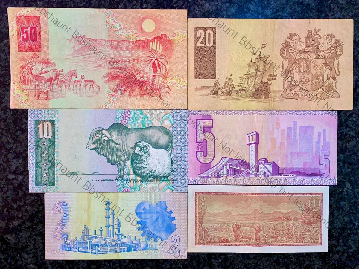 Complete Set CL Stals R50 to R2AA - 1st issue 1990 (R1 TW De Jongh)( 1 bid takes all )