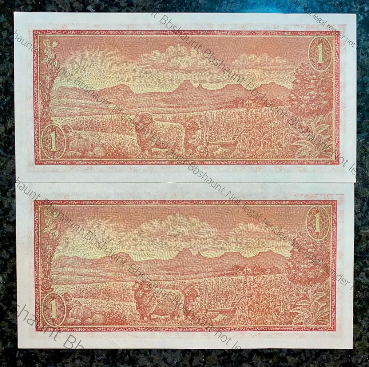 TW De Jongh. R1 in sequence A694 /231230-229 unc 1st issue 1967 (1 bid takes all)