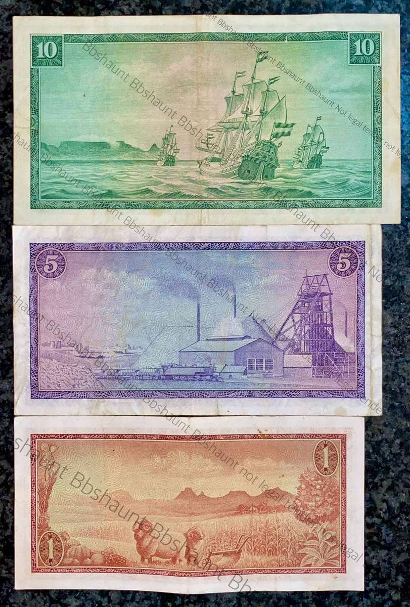 Complete Set G Rissik R10 to R1 - Springbuck wtm 2nd issue 1966 (1 bid takes all)