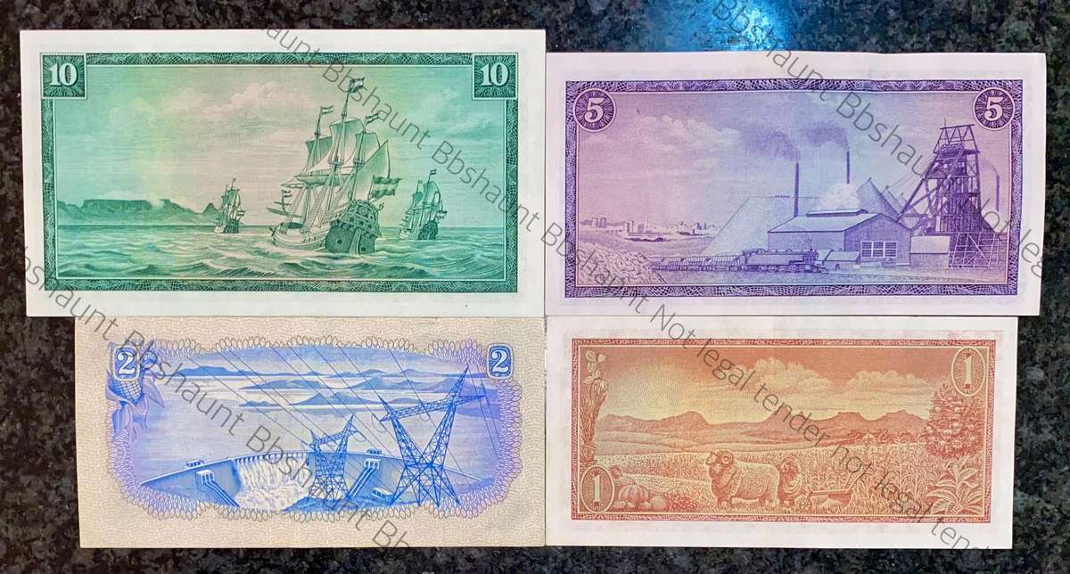Complete Set Tw De Jongh R10 to R1 - very good condition 1967-1975(1 bid takes all)