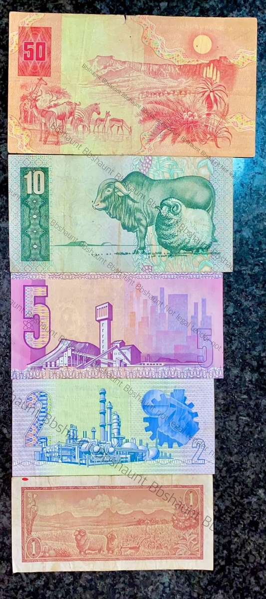 Set Of Various Governor's R50 to R1 1967-1990 (1 bid takes all)