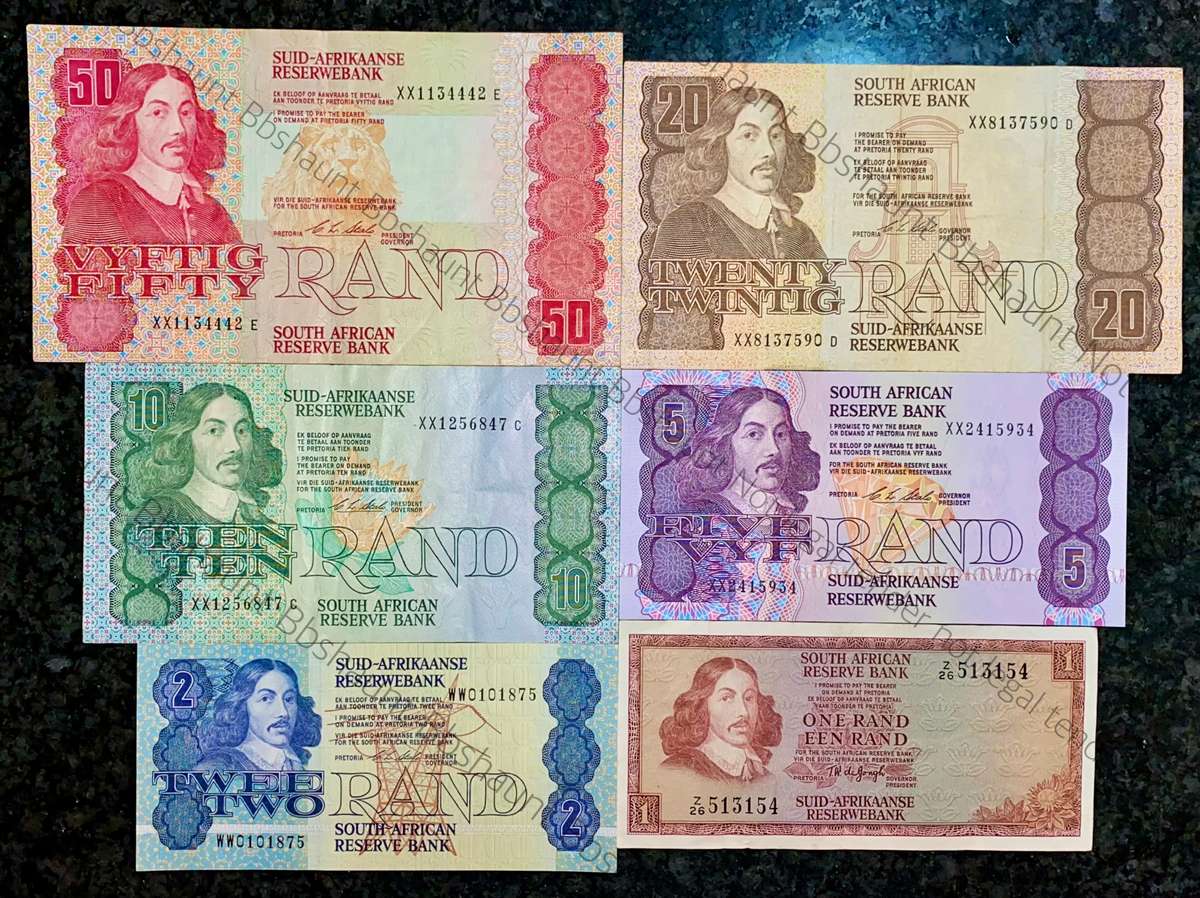 COMPLETE SET REPLACEMENT NOTES CL STALS R50XX TO R2WW - GOOD CONDITION 1990 (R1 Z26 -TW DE JONGH)