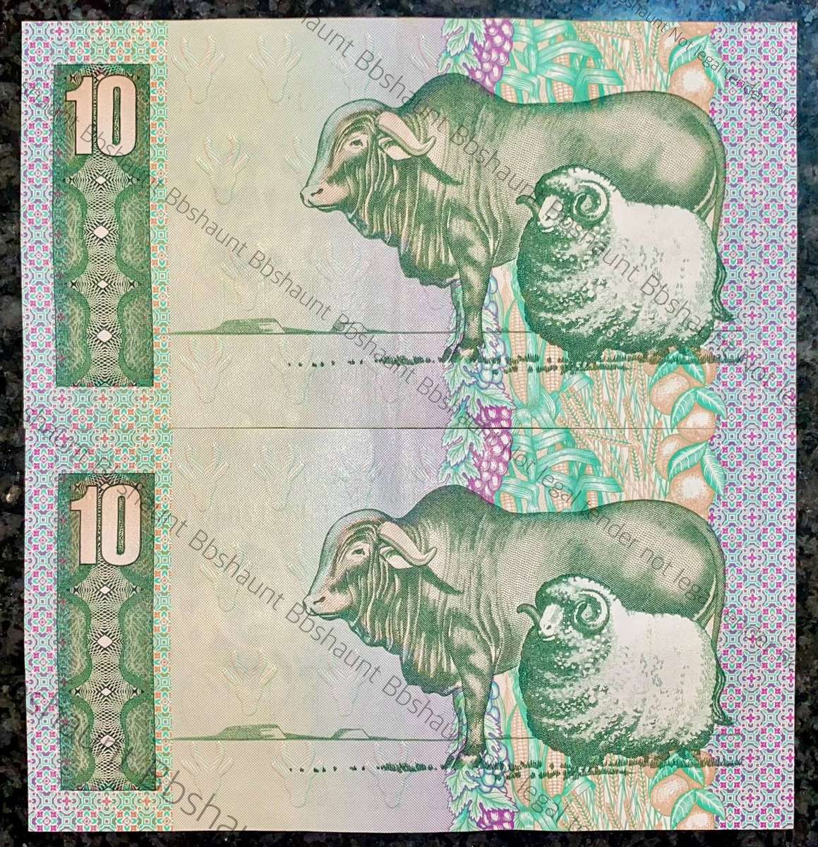 CL Stals. R10 in sequence CJ3417033-032 Aunc 1st issue 1990 (1 bid takes all)