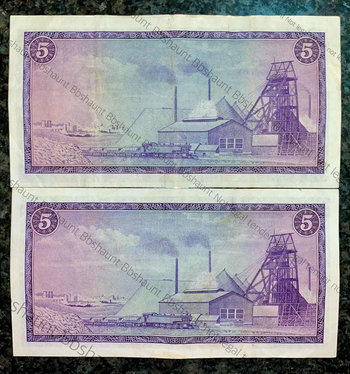 Tw De Jongh. Error R5 Springbuck & Van Riebeeck wtm 1967/1976 (1 bid takes all)