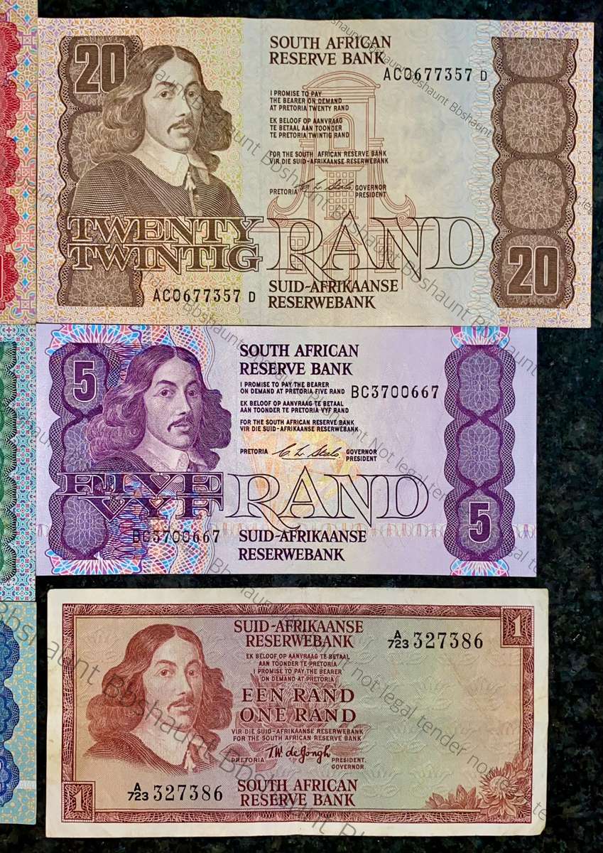 COMPLETE SET OF CL STALS & DECIMALS R50 TO R2AA --1ST ISSUE 1990 GOOD CONDITION [R1 DE JONGH 1975]