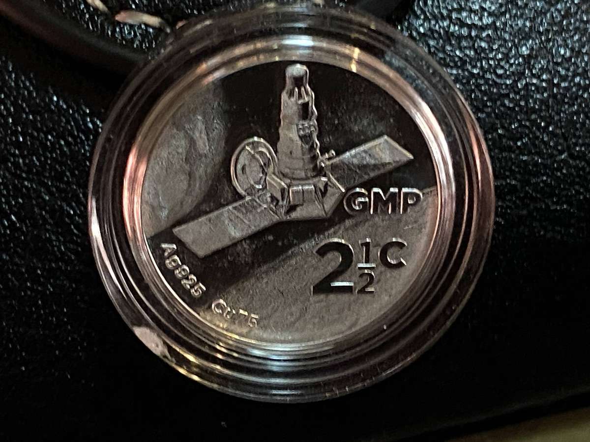 South Africa. Proof Silver 2 1/2 cent 2019 - Polymer Putty -Durban flypress tickie low mintage 400