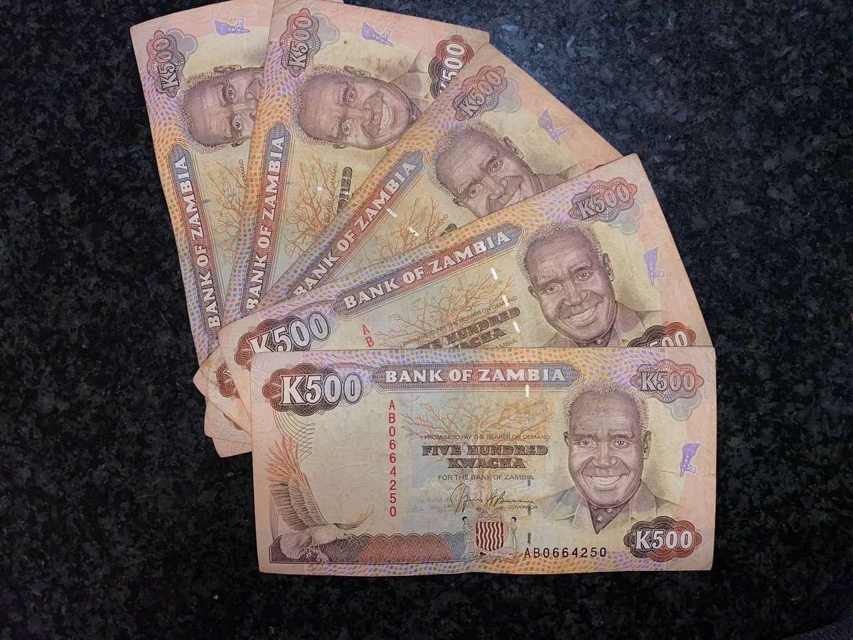 Zambia 500 kwacha (1 bid takes all)