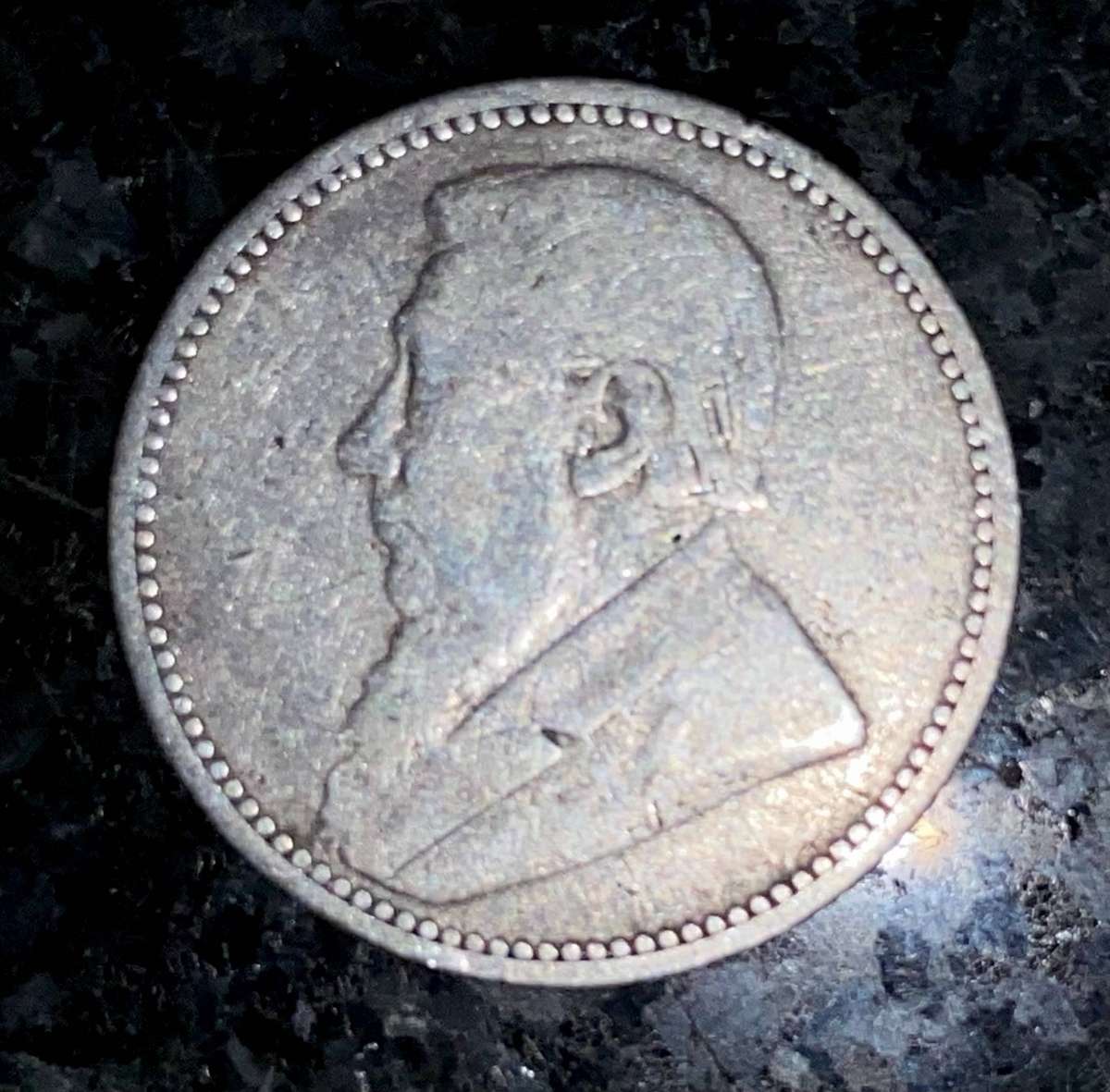 ZAR 1892 -- 6 pence -- sterling silver