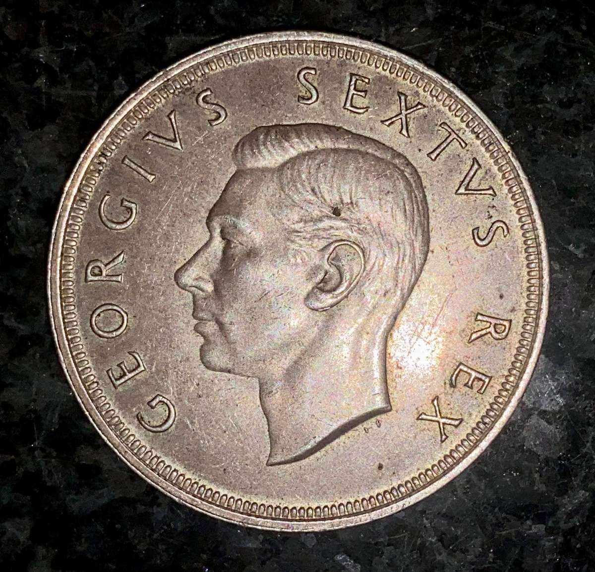 SA Union silver 5 shillings 1951