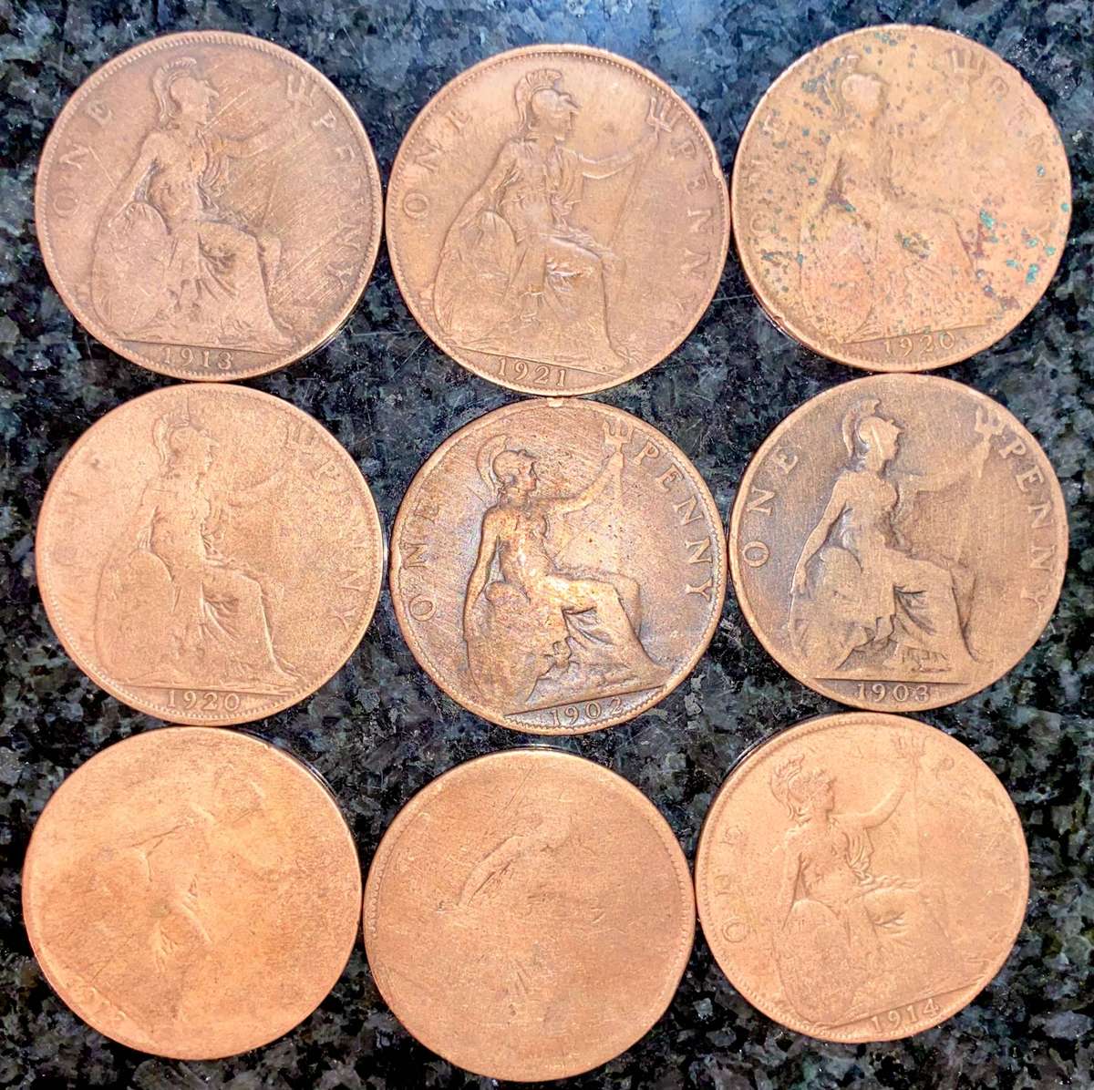 Great Britain Penny Lot (1 bid takes all)