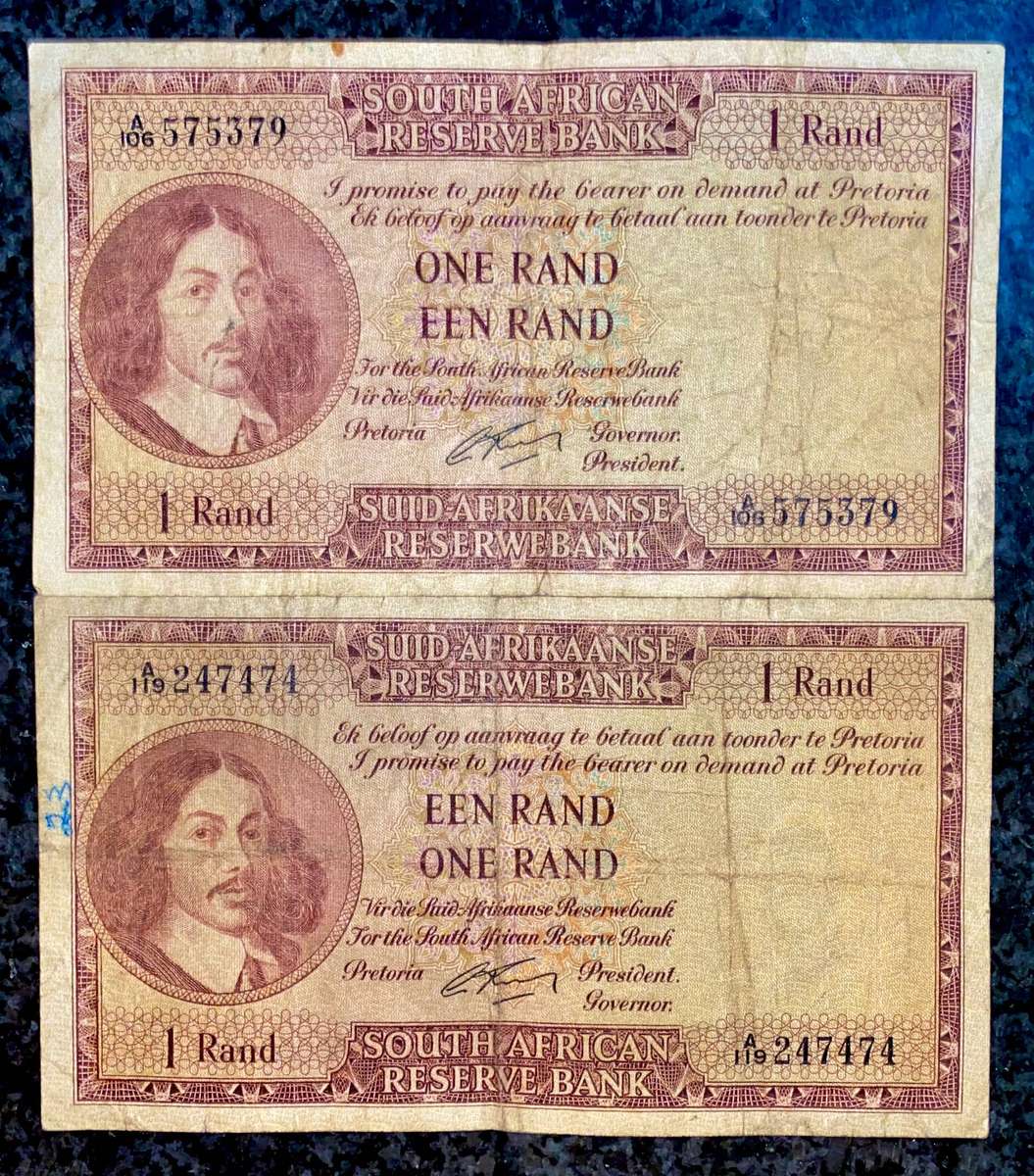 G Rissik. R1 -- A106 & A119 -- 1 st issue 1961 (1 bid takes all)