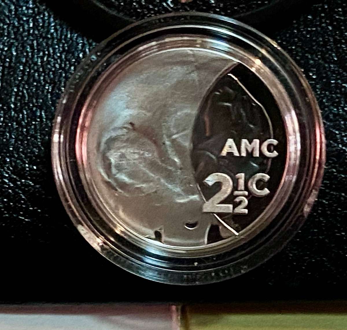 South Africa. Proof Silver 2 1/2 cent 2018 - Computed Tomogram -DNB flypress tickie low mintage 400
