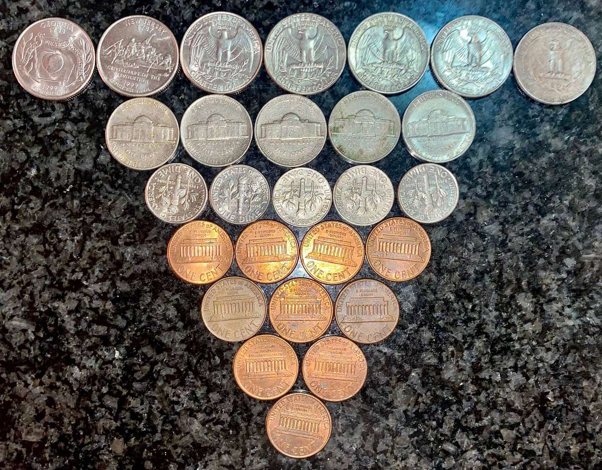 USA set 1/4 dollars - 10 cent & 5 cent - various dates (1 bid takes all)