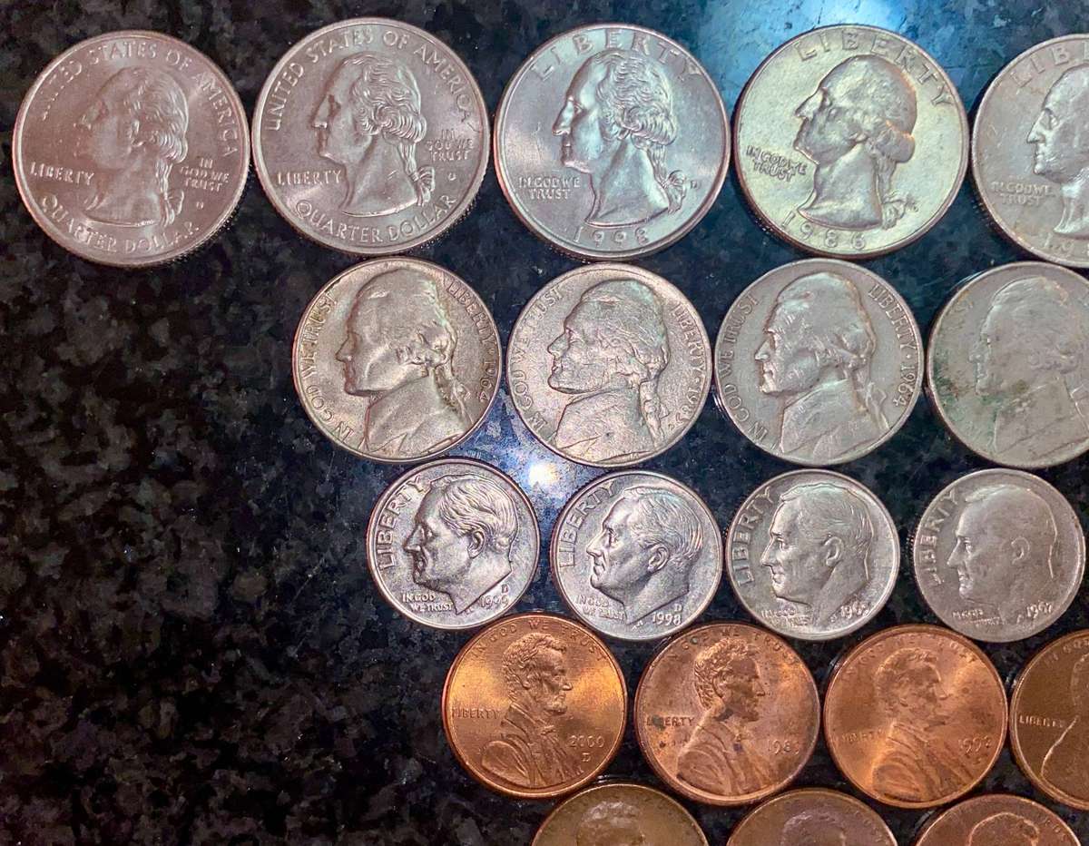 USA set 1/4 dollars - 10 cent & 5 cent - various dates (1 bid takes all)