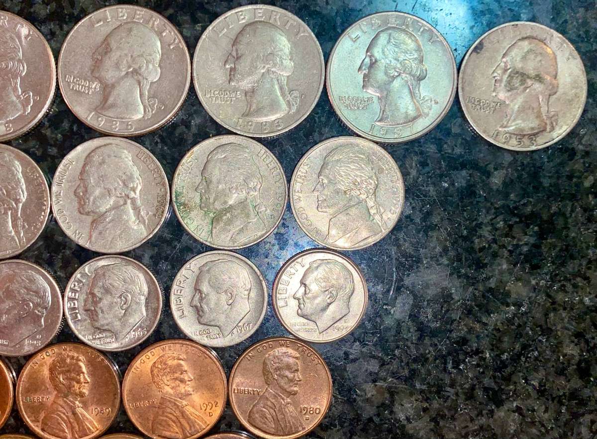 USA set 1/4 dollars - 10 cent & 5 cent - various dates (1 bid takes all)